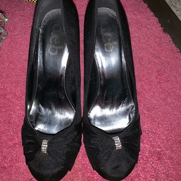 Black homecoming heels - Picture 2 of 4